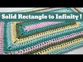 Easy Solid Granny Rectangle - Continuous Round Endless Sizes