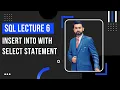 Insert into with Select Statement in SQL in Urdu Hindi