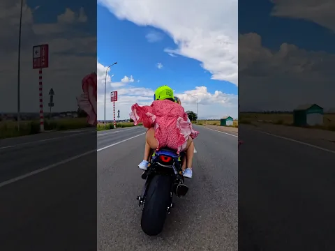 Ей было интересно насколько мощный у меня мотоцикл🙈😂 #motoraido #bikelover #мотоцикл