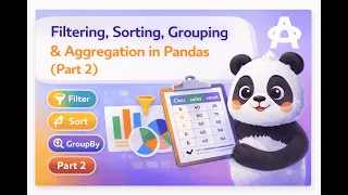 Filtering Sorting Grouping Aggregation in Pandas Part 2