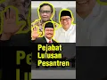 Deretan Pejabat Lulusan Pesantren #lirboyo #trans7 #pejabat #pesantren #santri #cakimin #mahfudmd