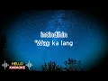 Kahit Kunwari - TJ Monterde (karaoke version) 