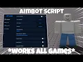 UNIVERSAL Aimbot Script NO KEY WORKS ALL GAMES PASTEBIN MORE MOBILE PC