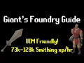 OSRS UIM Giant s Foundry Guide - Easy Cheap and No Materials Needed