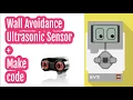 Wall Avoiding EV3 Robot - Ultrasonic Sensor MakeCode Programming