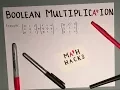 Boolean Matrix Multiplication Easy to Follow Example