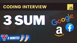 THREE SUM 3SUM JavaScript Coding Interview LeetCode