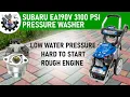 Subaru EA190V 3100 PSI Pressure Washer Problems
