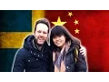 Swedish guy tries to speak Chinese Chinese girl tries to speak Swedish - Language challenge
