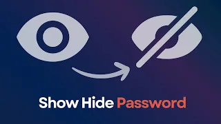 How To Password Field Visibility Using JavaScript With An Eye Icon