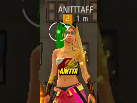MINHA CONTA vs DA ANITTA NO FREE FIRE! 🫪 #freefire #freefirebrasil