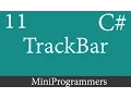 C Windows Form Application Beginner to Advanced TrackBar - 11