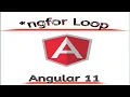 Angular Ngfor Loop Angular 11 How to use ngfor loop in very simple way