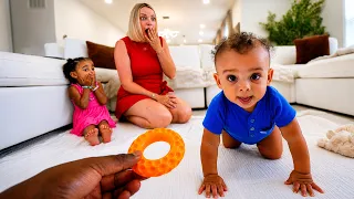 Our Baby CRAWLED For The First Time... We Caught It On Camera!! 🥹