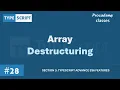 Array Destructuring TypeScript Advance ES6 Features A Complete TypeScript