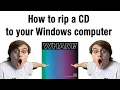Download Lagu How to rip a CD to your computer (Project for ENGL 210)
