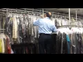 Using the conveyor belt at Tailor Dry Cleaners in Yonkers NY