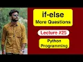 if-else More Questions with Solutions Lecture Example with Live Coding Akas ash