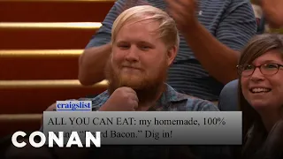 Conan Audience Craigslist For 12 CONAN on TBS