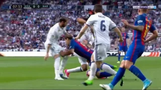 مباراة برشلونة وريال مدريد 3 2 كاملة 23 4 2017 الدوري الاسباني HD تعليق فهد العتيبي 