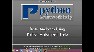 Python Programming Assignment Help