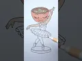 Italian Brainrot Ballerina Cappucina Coloring Page