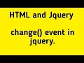 jquery change event to set selected background color in drop down list