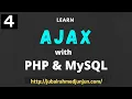 ajax with php MySQL bangla tutorial part-4
