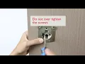Electronic Touchpad Deadbolt Installation