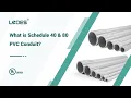Schedule 40 PVC Conduit Purpose Application and Conduit Fill