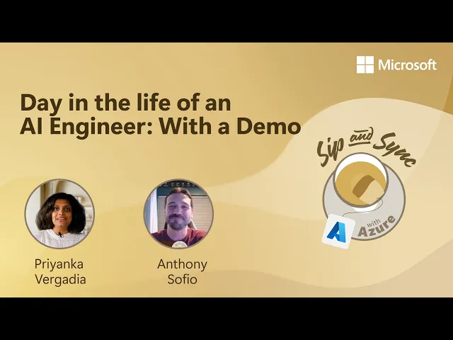 Video: Day in the life of AI Engineer: With a Demo