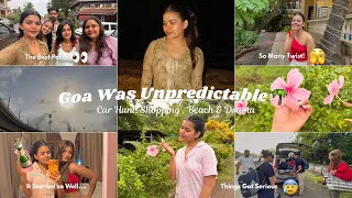 GOA VLOG | Goa Was Unpredictable! 🌴Car Hunt, Shopping, Beach & Drama #dailyvlog | Mishti Pandey