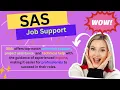SAS Job support SAS Remote Technical support
