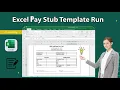 Create Professional Pay Stubs in Seconds Excel Tutorial Free Template