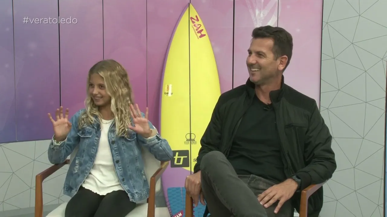 Programa Vera Toledo: Jovem surfista escolhe morar em Itajaí e é vice-campeã em circuito brasileiro