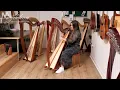 Muzikkon Trinity Harp 36 String Mahogany