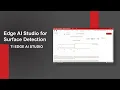 How to use Edge AI Studio for surface classification with radar