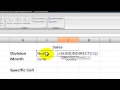 Use the Indirect Function to Create Excel Dashboards