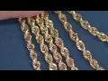 14K Gold Bold Twisted Rope Chain Necklace on QVC