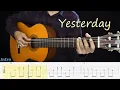 Download Lagu YESTERDAY - THE BEATLES - Fingerstyle Guitar Tutorial TAB + Chords +s