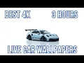 Porsche GT3 RS Baby Blue 4K Live Wallpaper 3 Hours Ambient Background
