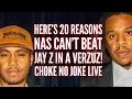 HIER ZIJN 20 TOT 40 REDENEN WAAROM NAS JAY Z NIET KAN VERSLAAN IN VERZUZ! - CHOKE NO JOKE LIVE