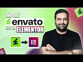 NEW How to Import Envato Template Kits in Elementor