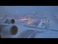 KLM 747-400 - O Hare to Amsterdam Takeoff After Snow Storm