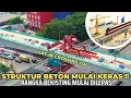 Lagu Struktur SAMBUNGAN BETON MENGERAS !! Rangka BEKISTING LAYANG LRT 1B CROSSING TOL MULAI DILEPAS