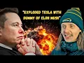 Why This Guy Exploded Tesla model S Car Elon Musk Dummy Pommijatkat