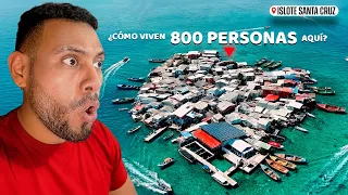 Entré a la ISLA más POBLADA del MUNDO | Santa Cruz del Islote