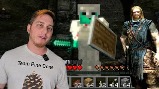 Minecraft in Skyrim