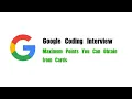 Google Coding Interview Question Leetcode 1423 Maximum Points You Can Obtain from Cards