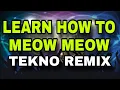 LEARN HOW TO MEOW MEOW [ TEKNO REMIX 2025 ] [ DJ REX TAMBOK REMIX OFFICIAL ]